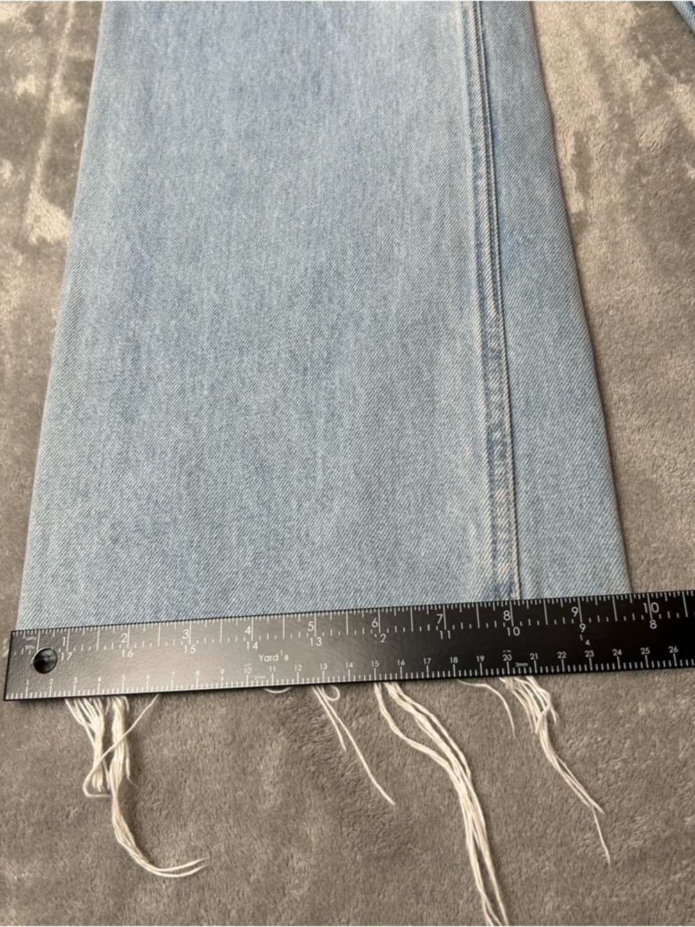 Assembly Label Jeans Straight Relaxed Fit Blue Denim Jeans Women’s Size 8 - Picture 13 of 16